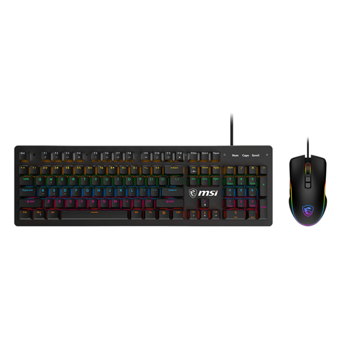 کیبورد و موس گیمینگ ام اس آی FORGE GK300 COMBO